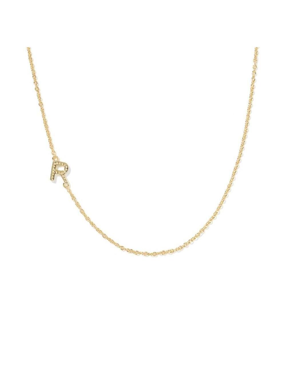 Kendra Scott 14K Gold Over Brass Mini Initial Pendant Necklace